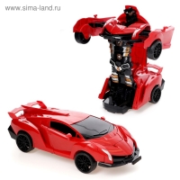 Робот инерционный &laquo;Автобот&raquo;, трансформируется при столкновении, цвета МИКС