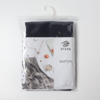 Фартук Этель Minimalist design 60х70 см, цвет синий, 100% лен 415 г/м2