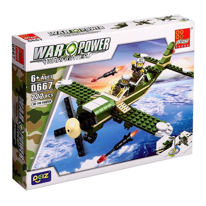 Конструктор 4 в 1 Военные &laquo;Солдаты&raquo;, 4 вида МИКС