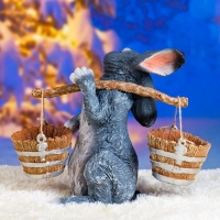 Садовая фигура "Заяц с коромыслом" 35см Садовая фигура "Заяц с коромыслом" 35см