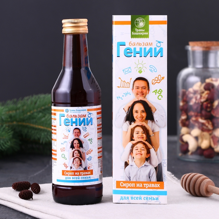 Сироп на растительном сырье Сироп на растительном сырье "Бальзам Гений", 240 мл