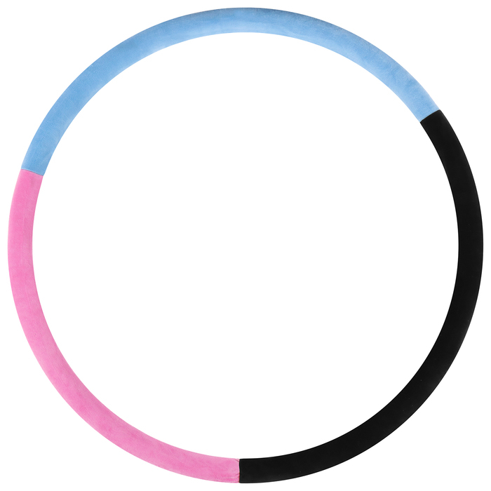 Обруч утяжелённый ONLYTOP «Идеальный силуэт», d=85 см, 1,9 кг, цвета МИКС Обруч утяжелённый ONLYTOP «Идеальный силуэт», d=85 см, 1,9 кг, цвета МИКС