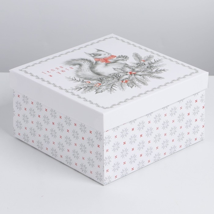 Набор подарочных коробок 3 в 1 &laquo;С Новым годом&raquo;, 18 х 18 х 10‒22 х 22 х 12 см, Новый год