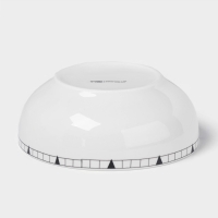 Салатник новогодний Доляна &laquo;Волшебная сказка&raquo;, 580 мл, 15,5&times;6 см, керамика, цвет белый