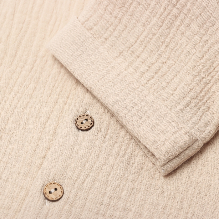 Костюм детский (рубашка и шорты) Крошка Я , р.74-80, бежевый Костюм детский (рубашка и шорты) Крошка Я , р.74-80, бежевый