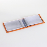 Визитница, 18 карт, цвет оранжевый