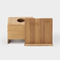 Салфетница Доляна «Комфорт», 12×9 см, бамбук Салфетница Доляна «Комфорт», 12×9 см, бамбук