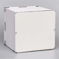 Коробка под торт с окном, белая, 30 х 30 х 30 см Коробка под торт с окном, белая, 30 х 30 х 30 см