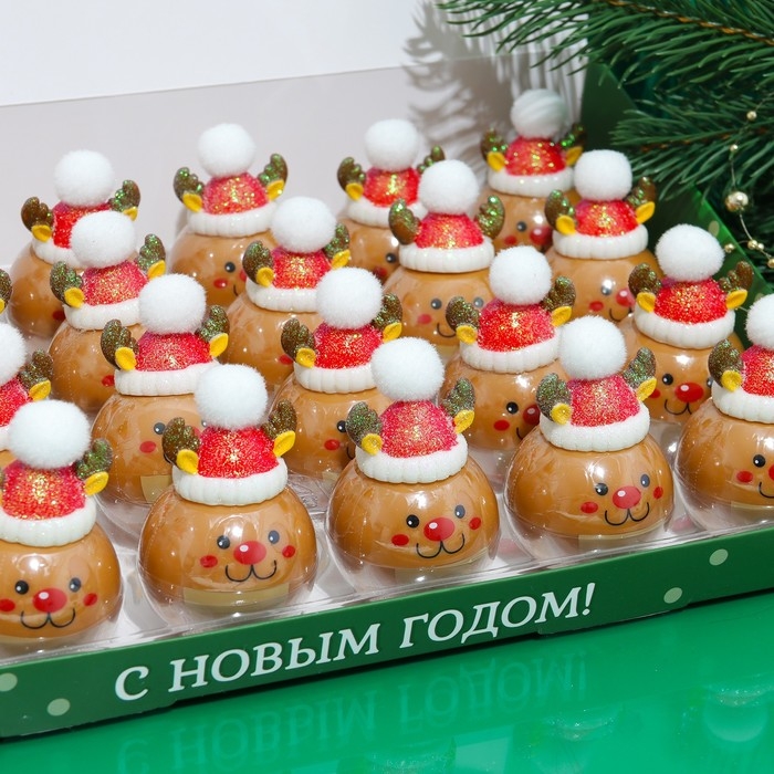 Новый год. Бальзам для губ &laquo;Новогодний олень&raquo;