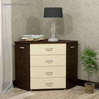 Комод угловой М-12, 780х780х820, Венге/Белфорт Комод угловой М-12, 780х780х820, Венге/Белфорт