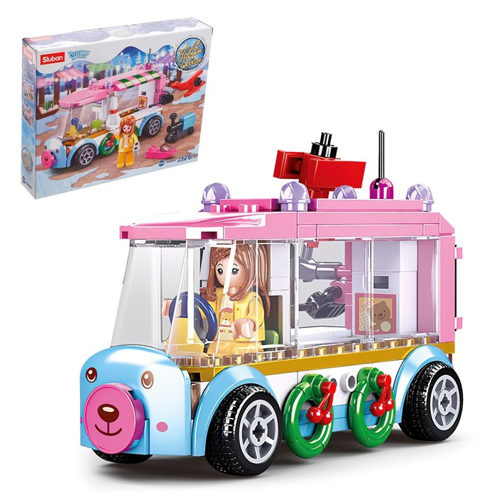 Конструктор &laquo;Розовая Мечта. Минивен&raquo;, 143 детали