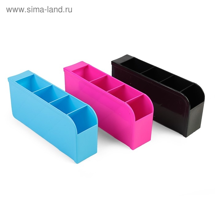 Подставка-органайзер для канцелярии Каскад МИКС, 4 отделения 9х9х20 см Подставка-органайзер для канцелярии Каскад МИКС, 4 отделения 9х9х20 см