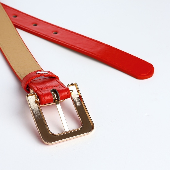 Ремень женский, ширина 2,3 см, пряжка металл, цвет Ремень женский, ширина 2,3 см, пряжка металл, цвет