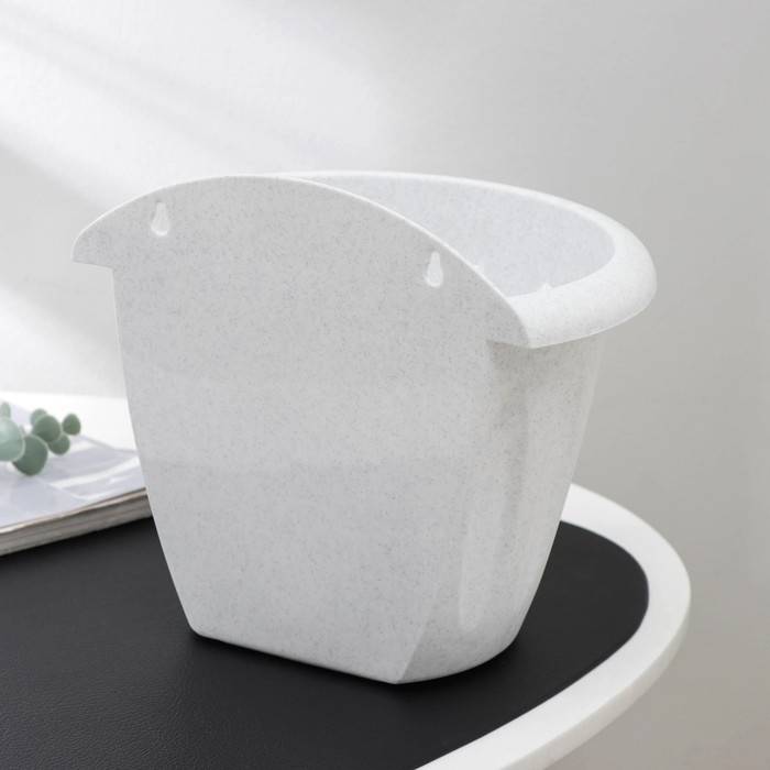 Кашпо настенное &laquo;Фелиция&raquo;, 3,4 л, цвет белый