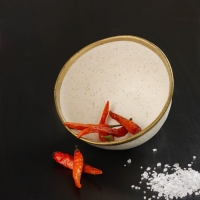 Салатник фарфоровый Magistro Poursephona, 500 мл, d=13,6 см, цвет бежевый Салатник фарфоровый Magistro Poursephona, 500 мл, d=13,6 см, цвет бежевый