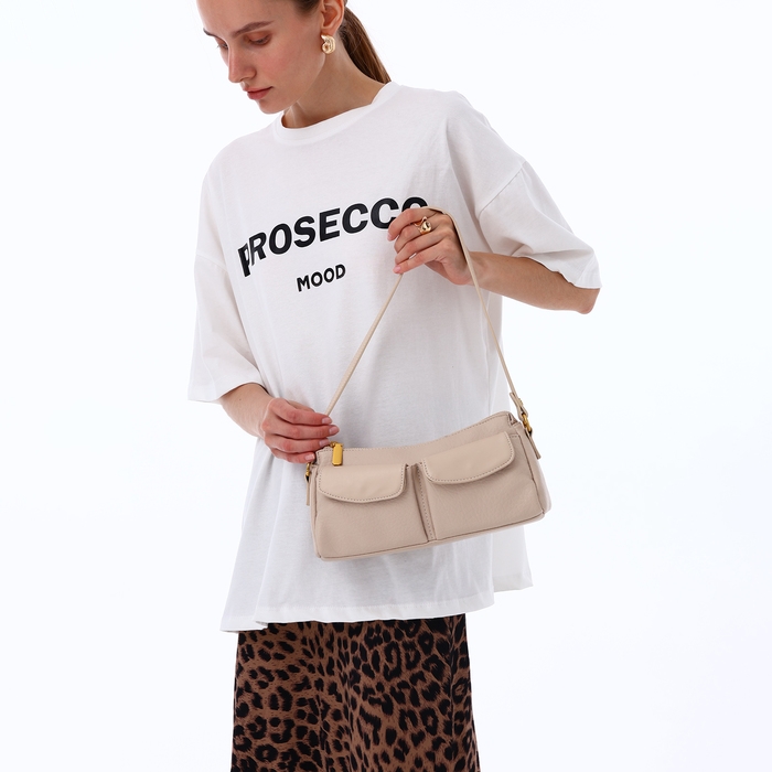 Сумка женская TEXTURA, средний размер, цвет бежевый Сумка женская TEXTURA, средний размер, цвет бежевый