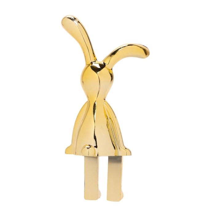 Игрушка на панель авто, зайчики, золотой, пластик, набор 2 шт Игрушка на панель авто, зайчики, золотой, пластик, набор 2 шт