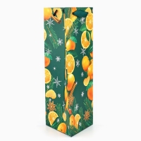 Пакет под бутылку, треугольный «Новый год», 13 х 32 х 11.3 см, Новый год Пакет под бутылку, треугольный «Новый год», 13 х 32 х 11.3 см, Новый год