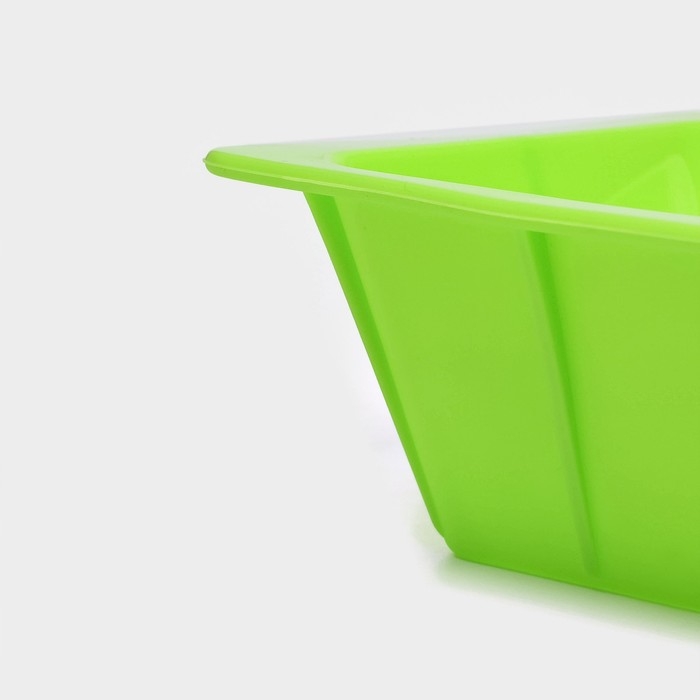 Форма для выпечки Доляна &laquo;Хлеб&raquo;, силикон, 25,5&times;13,5&times;6 см, цвет салатовый