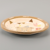 Тарелки бумажные «Счастливый медвежонок», 6 шт. Тарелки бумажные «Счастливый медвежонок», 6 шт.