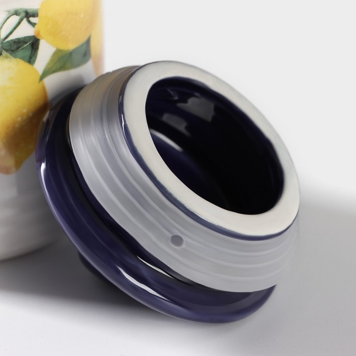 Сахарница Доляна &laquo;Лимон&raquo;, 150 мл, d=7 см