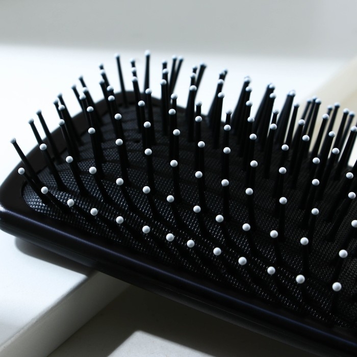 Массажная расчёска прямоугольная «Девочкам все можно», 23.4 х 7.6 см, BEAUTY FOX Массажная расчёска прямоугольная «Девочкам все можно», 23.4 х 7.6 см, BEAUTY FOX