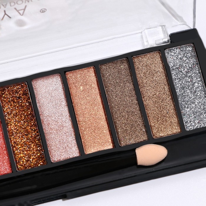 Палетка теней для век с шиммером 12 цветов Палетка теней для век с шиммером 12 цветов