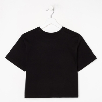 Футболка укороченная &laquo;Королева&raquo; Злодейки, цвет чёрный