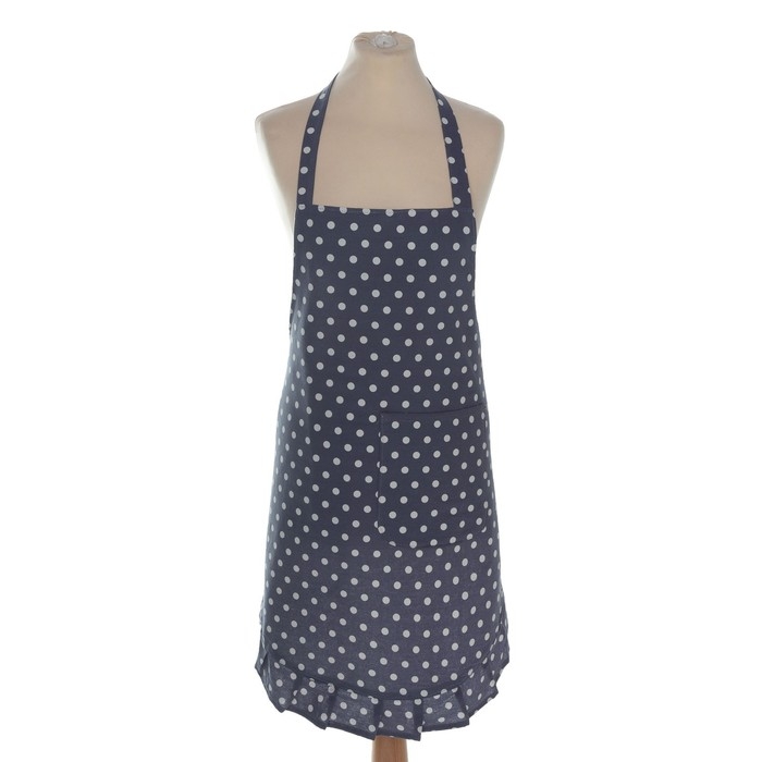 Фартук Этель "Горошек" цв.серый 78 х80 см, 100% п/э