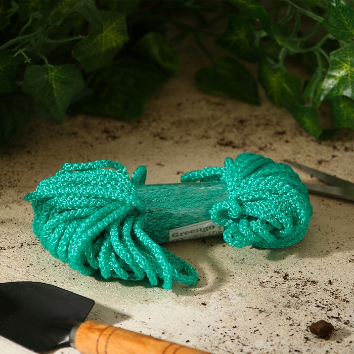 Шнур для подвязки растений, 20 м, зелёный, Greengo