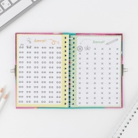 Анкета на замочке, в твердой обложке А6, 40 листов &laquo;Мои секреты&raquo;