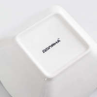 Салатник фарфоровый Доляна &laquo;Сьюзен&raquo;, 200 мл, 11&times;11 см, цвет белый