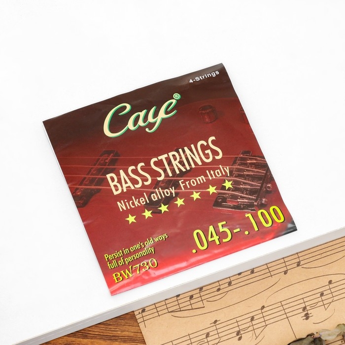 Струны для бас-гитары Orphee BW730, 045-100, для 4-х струнной гитары Струны для бас-гитары Orphee BW730, 045-100, для 4-х струнной гитары