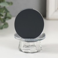 Сувенир стекло "Колечки на зеркальной подставке" 6х5х8 см Сувенир стекло "Колечки на зеркальной подставке" 6х5х8 см