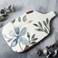 Блюдо керамическое &laquo;Фьюжен&raquo;, 29.7х17.5 см, цвет белый