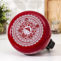 Чайник со свистком &laquo;Вологодское кружево&raquo;, 2 л, фиксированная ручка, индукция