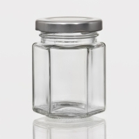 Банка стеклянная для хранения сыпучих продуктов Доляна &laquo;Идиллия&raquo;, 80 мл, 5,5&times;7 см,с металлической крышкой