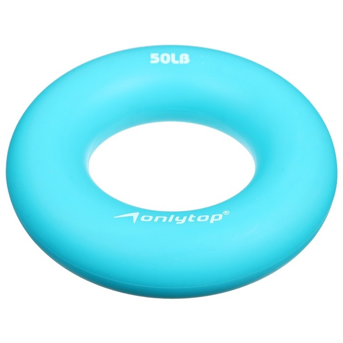 Эспандер кистевой ONLYTOP, 25 кг, цвет голубой