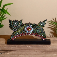 Сувенир "Котяра" на подставке, албезия 30х6х17 см