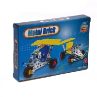 Конструктор металлический &laquo;Гонка&raquo;, 68 деталей