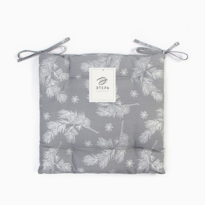 Сидушка Этель «Серебряные ветки», 40х40 см, саржа 190 г/м2 Сидушка Этель «Серебряные ветки», 40х40 см, саржа 190 г/м2
