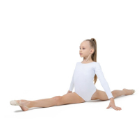 Купальник для гимнастики и танцев Grace Dance, р. 38, цвет белый Купальник для гимнастики и танцев Grace Dance, р. 38, цвет белый