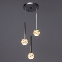 Светильник "Жаннетт" 3х3Вт G4 Хром 30х30х180см Светильник "Жаннетт" 3х3Вт G4 Хром 30х30х180см