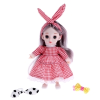 Кукла модная шарнирная &laquo;Алина&raquo; в костюме, с аксессуарами, МИКС