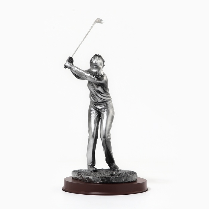 Статуэтка полистоун &laquo;Гольфист&raquo; 15,5 х 15,5 х 33,5 см