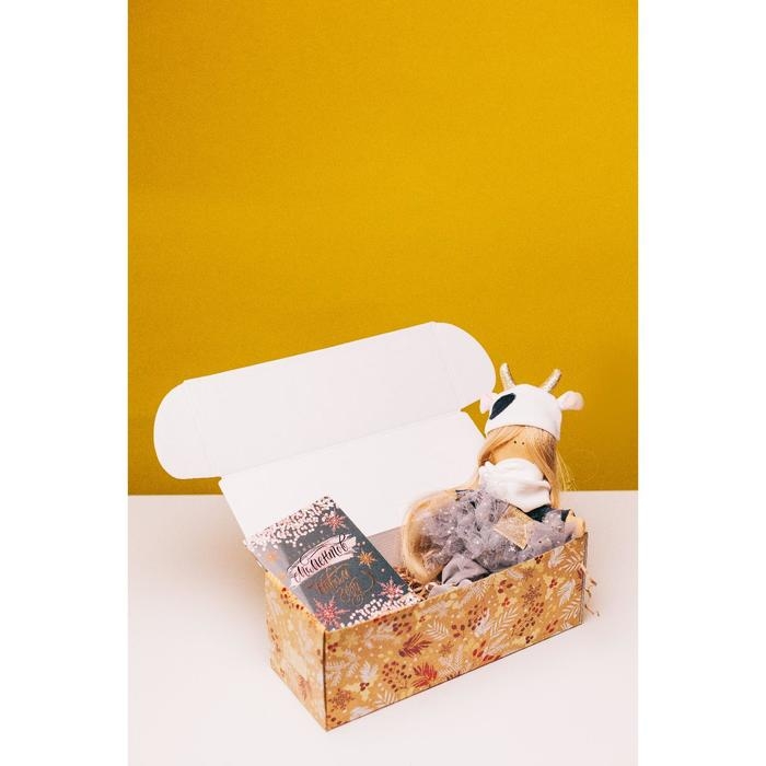 Коробка подарочная новогодняя складная &laquo;Новогодний&raquo;, 12 х 33,6 х 12 см, Новый год