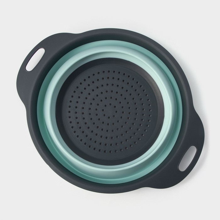 Дуршлаг складной Доляна «Компакт», 29,5×23,8×9 см, цвет МИКС Дуршлаг складной Доляна «Компакт», 29,5×23,8×9 см, цвет МИКС