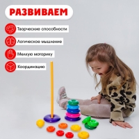 Пирамидка, с кругом, 15 колец Пирамидка, с кругом, 15 колец