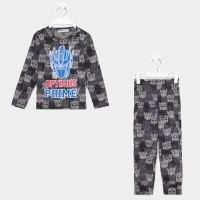 Пижама детская для мальчика Трансформеры, рост 122-128 Пижама детская для мальчика Трансформеры, рост 122-128