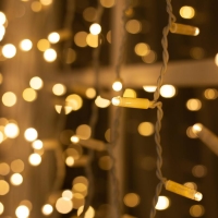 Гирлянда &laquo;Занавес&raquo; 2 &times; 3 м, IP65, УМС, белая нить, 760 LED, свечение тёплое белое, 220 В